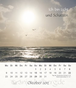 Tischkalender 2017 Ganz ich selbst sein