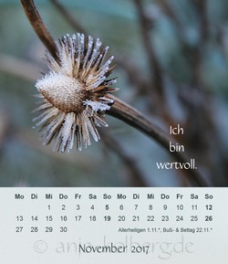 Tischkalender 2017 Ganz ich selbst sein