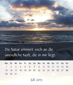 Tischkalender von Anja Kolberg - ab Herbst hier im Shop neu