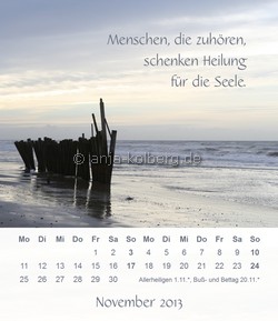 November 2013 Tischkalender Ein gutes Leben