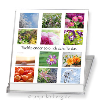 Tischkalender Ich schaffe das 2016