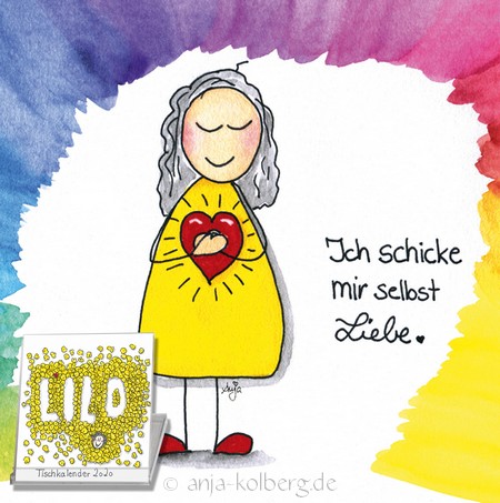 Lilo mit grauen Haaren - Tischkalender 2020