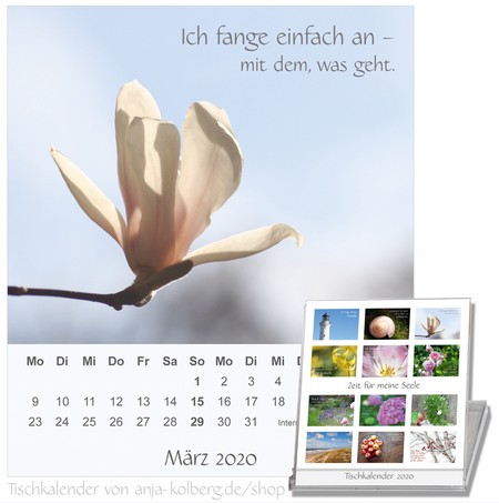 Tischkalender Zeit für meine Seele 2020