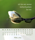 Tischkalender 2014: Kurze Meditationen