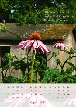 August 2012 - Wandkalender