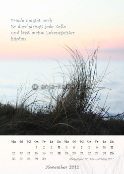 November 2012 Wandkalender