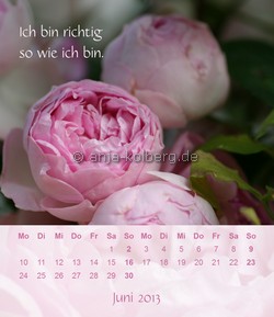 Tischkalender Ich gehe meinen Weg - Juni