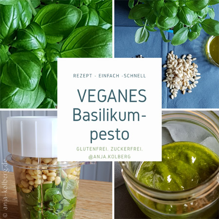 Rezept veganes Basilikumpesto