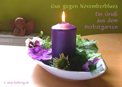 E-Card gegen Novemberblues