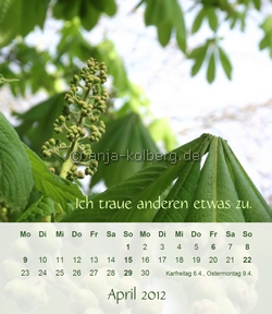 Tischkalender 2012