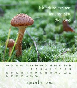 September - Tischkalender 2012