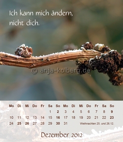 Tischkalender 2012